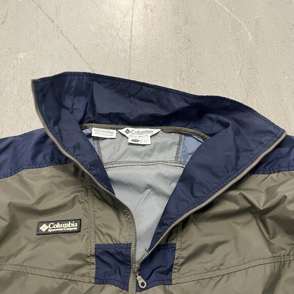 Columbia‎ Youth Size 14/16 Gray and Blue Windbreaker - Picture 5 of 5
